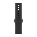Apple Watch 42mm Sportarmband, schwarz - M/L
