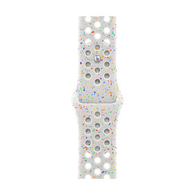 Apple Watch 42mm Nike Sportarmband, pure platinum - M/L