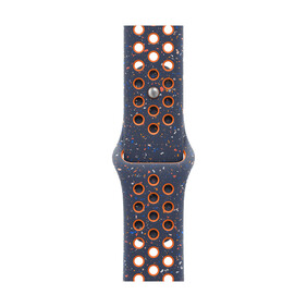 Apple Watch 42mm Nike Sportarmband, blue flame - S/M