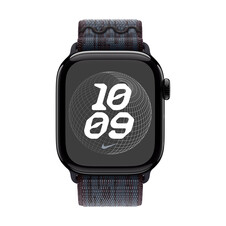Sie sehen das Produktbild 03 von 42 mm Nike Sport Loop Schwarz/Blau 42 mm Nike Sport Loop Schwarz/Blau