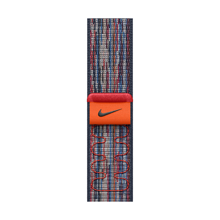 Apple Watch 42mm Nike Sport Loop, blau/rot