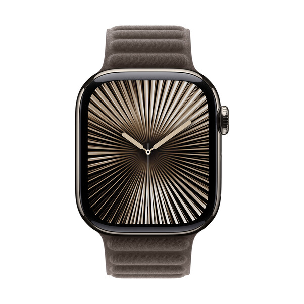 Apple Watch 42mm Armband mit Magnetverschluss, dunkeltaupe - S/M>