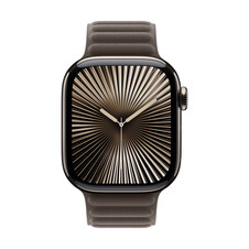 Apple Watch 42mm Armband mit Magnetverschluss, dunkeltaupe - S/M>