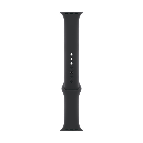 Apple Watch 40mm Sportarmband, schwarz - S/M