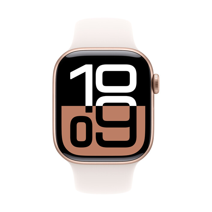 Sie sehen das Produktbild 03 von Apple Watch 40mm Sportarmband, blassrosa - M/L Apple Watch 40mm Sportarmband, blassrosa - M/L