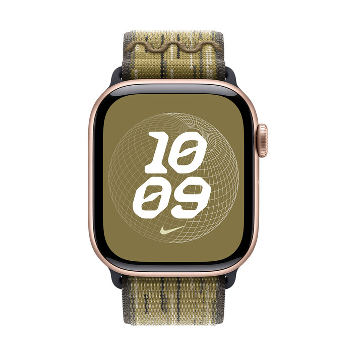 Apple Watch 40mm Nike Sport Loop, grün/grau>