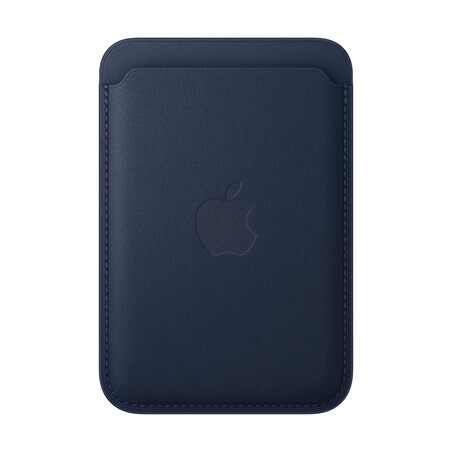 Sie sehen das Produktbild 01 von iPhone Feingewebe Wallet mit MagSafe – Tiefblau iPhone Feingewebe Wallet mit MagSafe – Tiefblau