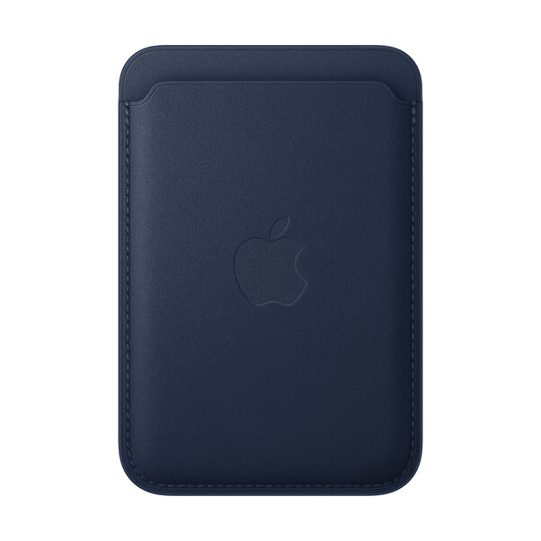 Sie sehen das Produktbild 01 von iPhone Feingewebe Wallet mit MagSafe – Tiefblau iPhone Feingewebe Wallet mit MagSafe – Tiefblau