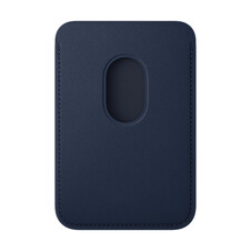 Sie sehen das Produktbild 02 von iPhone Feingewebe Wallet mit MagSafe – Tiefblau iPhone Feingewebe Wallet mit MagSafe – Tiefblau
