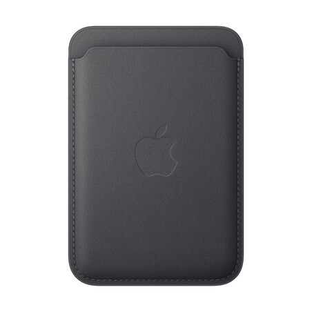 Sie sehen das Produktbild 01 von Apple iPhone Feingewebe Wallet mit MagSafe, schwarz> Apple iPhone Feingewebe Wallet mit MagSafe, schwarz>