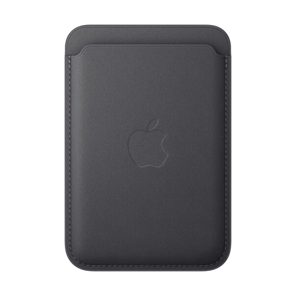 Sie sehen das Produktbild 01 von Apple iPhone Feingewebe Wallet mit MagSafe, schwarz> Apple iPhone Feingewebe Wallet mit MagSafe, schwarz>