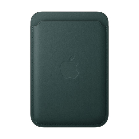 Sie sehen das Produktbild 01 von iPhone Feingewebe Wallet mit MagSafe – Dunkelgrün iPhone Feingewebe Wallet mit MagSafe – Dunkelgrün