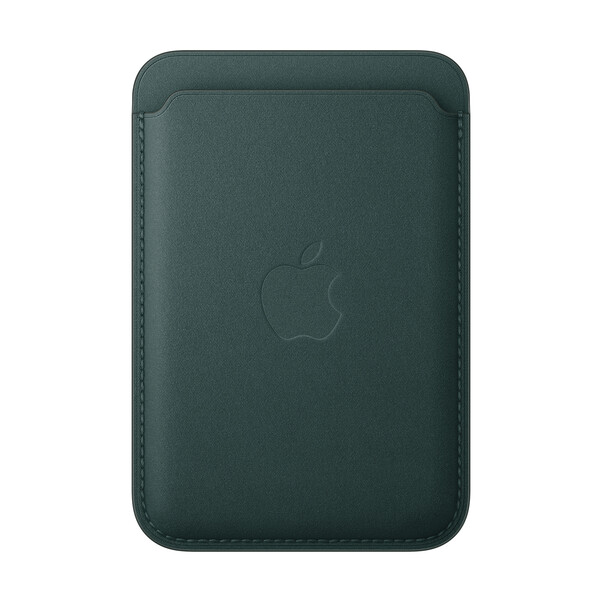 Sie sehen das Produktbild 01 von iPhone Feingewebe Wallet mit MagSafe – Dunkelgrün iPhone Feingewebe Wallet mit MagSafe – Dunkelgrün
