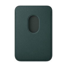 Sie sehen das Produktbild 02 von iPhone Feingewebe Wallet mit MagSafe – Dunkelgrün iPhone Feingewebe Wallet mit MagSafe – Dunkelgrün