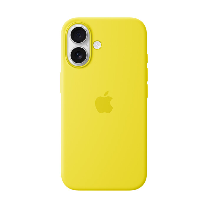 Apple iPhone 16 Silikon Case mit MagSafe, sternfrucht>
