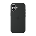 Sie sehen das Produktbild 01 von Apple iPhone 16 Silikon Case mit MagSafe, schwarz Apple iPhone 16 Silikon Case mit MagSafe, schwarz