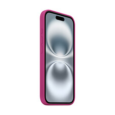 Sie sehen das Produktbild 03 von Apple iPhone 16 Silikon Case mit MagSafe, fuchsia Apple iPhone 16 Silikon Case mit MagSafe, fuchsia