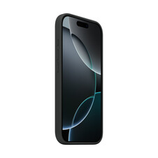 Sie sehen das Produktbild 02 von Apple iPhone 16 Pro Silikon Case mit MagSafe, schwarz Apple iPhone 16 Pro Silikon Case mit MagSafe, schwarz