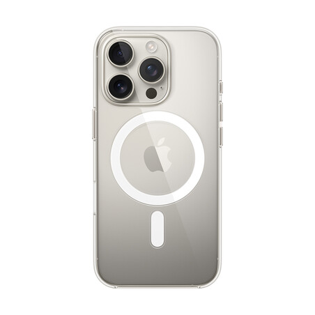 Sie sehen das Produktbild 01 von Apple iPhone 16 Pro Clear Case mit MagSafe, transparent Apple iPhone 16 Pro Clear Case mit MagSafe, transparent