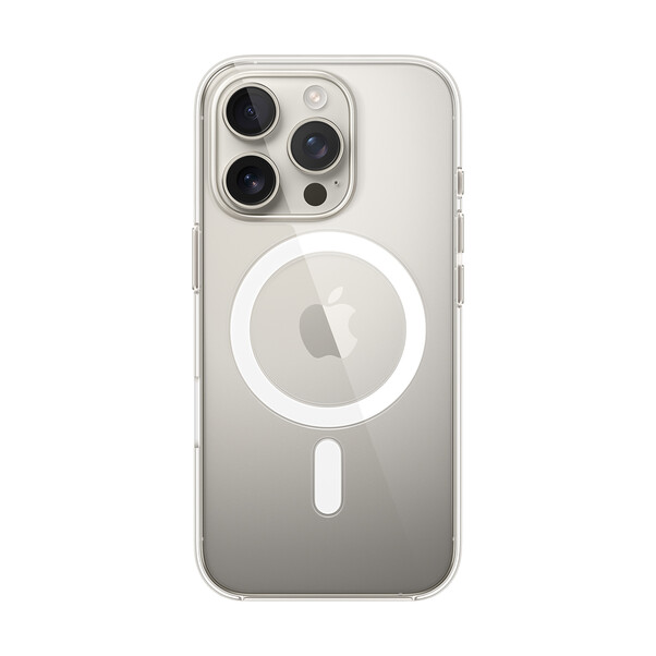Sie sehen das Produktbild 01 von Apple iPhone 16 Pro Clear Case mit MagSafe, transparent Apple iPhone 16 Pro Clear Case mit MagSafe, transparent