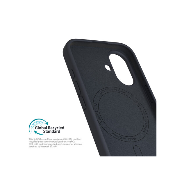 Sie sehen das Produktbild 05 von Vonmählen Silikon-Case für iPhone 16, dunkelblau Vonmählen Silikon-Case für iPhone 16, dunkelblau