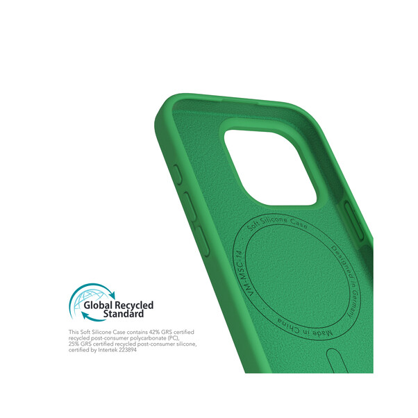 Sie sehen das Produktbild 05 von Vonmählen Silikon-Case für iPhone 16 Pro, grün Vonmählen Silikon-Case für iPhone 16 Pro, grün