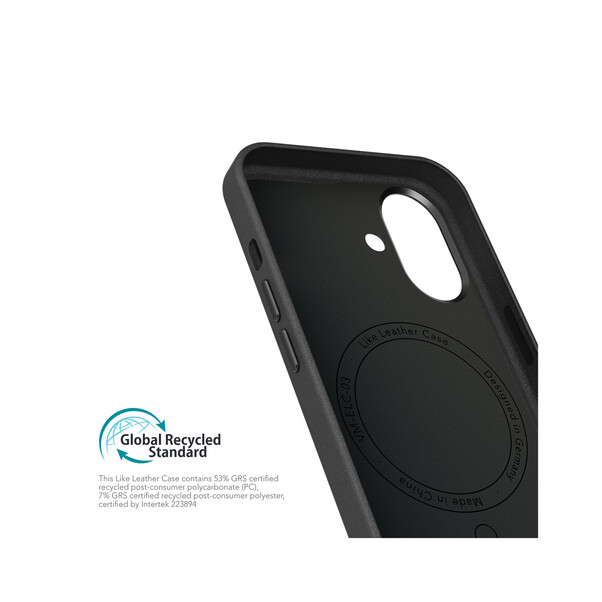 Sie sehen das Produktbild 04 von Vonmählen Kunstleder-Case für iPhone 16, schwarz Vonmählen Kunstleder-Case für iPhone 16, schwarz