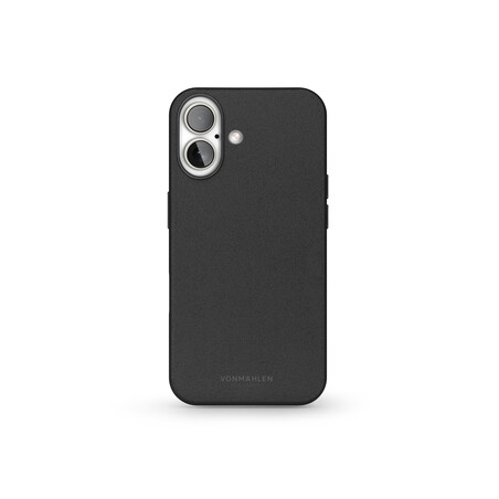 Sie sehen das Produktbild 01 von Vonmählen Kunstleder-Case für iPhone 16 Plus, schwarz Vonmählen Kunstleder-Case für iPhone 16 Plus, schwarz