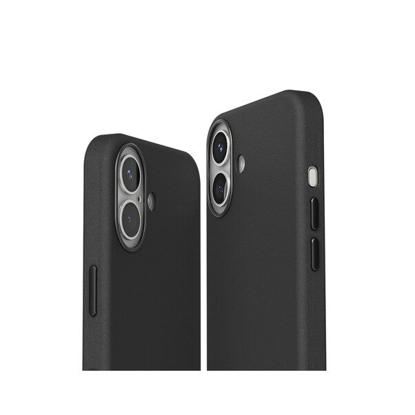 Sie sehen das Produktbild 02 von Vonmählen Kunstleder-Case für iPhone 16 Plus, schwarz Vonmählen Kunstleder-Case für iPhone 16 Plus, schwarz