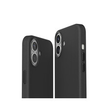 Sie sehen das Produktbild 02 von Vonmählen Kunstleder-Case für iPhone 16 Plus, schwarz Vonmählen Kunstleder-Case für iPhone 16 Plus, schwarz