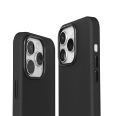 Sie sehen das Produktbild 02 von Vonmählen Kunstleder-Case für iPhone 16 Pro, schwarz Vonmählen Kunstleder-Case für iPhone 16 Pro, schwarz