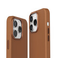 Sie sehen das Produktbild 02 von Vonmählen Kunstleder-Case für iPhone 16 Pro Max, braun Vonmählen Kunstleder-Case für iPhone 16 Pro Max, braun