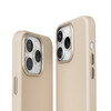 Sie sehen das Produktbild 02 von Vonmählen Kunstleder-Case für iPhone 16 Pro, beige Vonmählen Kunstleder-Case für iPhone 16 Pro, beige