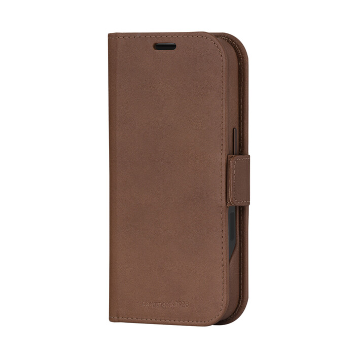 dbramante Lynge 2in1 Leder-Case mit MagSafe für iPhone 16 Pro, braun >