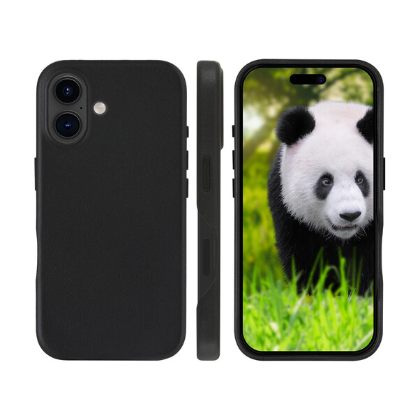 Sie sehen das Produktbild 05 von dbramante Lynge 2in1 Leder-Case mit MagSafe für iPhone 16, schwarz dbramante Lynge 2in1 Leder-Case mit MagSafe für iPhone 16, schwarz