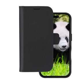 Sie sehen das Produkt dbramante Lynge 2in1 Leder-Case mit MagSafe für iPhone 16 Plus, schwarz, Produktbild: 01 dbramante Lynge 2in1 Leder-Case mit MagSafe für iPhone 16 Plus, schwarz