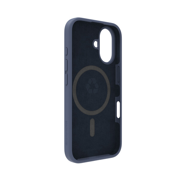 dbramante Monaco Silikoncase mit MagSafe für iPhone 16, blau &gt;