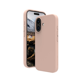 Sie sehen das Produkt dbramante Monaco Silikoncase mit MagSafe für iPhone 16, pink, Produktbild: 01 dbramante Monaco Silikoncase mit MagSafe für iPhone 16, pink