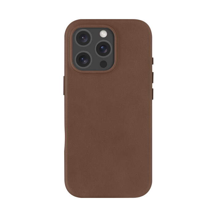 Sie sehen das Produktbild 02 von dbramante Roskilde Leder-Case mit MagSafe für iPhone 16 Pro, braun dbramante Roskilde Leder-Case mit MagSafe für iPhone 16 Pro, braun