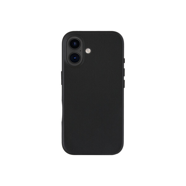dbramante Roskilde Leder-Case mit MagSafe für iPhone 16, schwarz