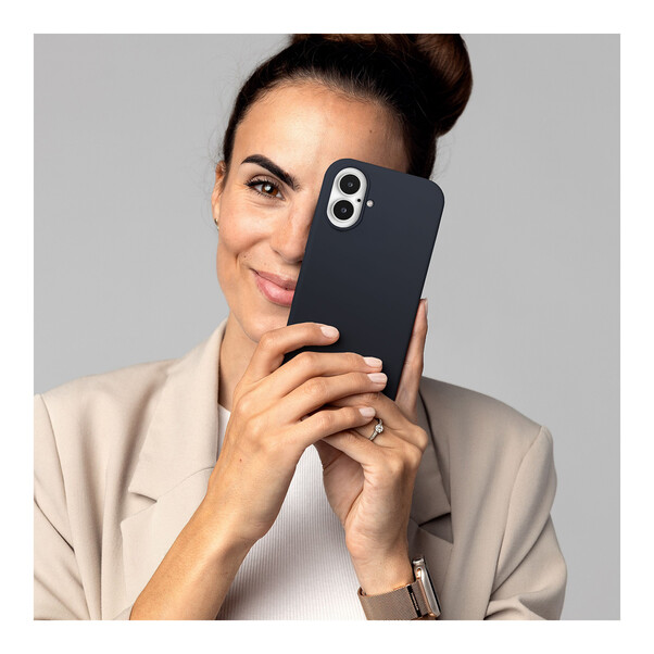 Sie sehen das Produktbild 02 von Vonmählen Silikon-Case für iPhone 16, dunkelblau Vonmählen Silikon-Case für iPhone 16, dunkelblau