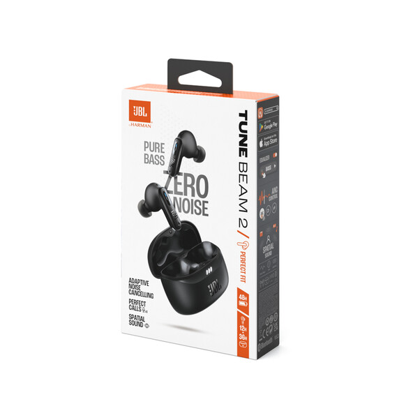 Sie sehen das Produktbild 04 von JBL Tune Beam 2, schwarz JBL Tune Beam 2, schwarz