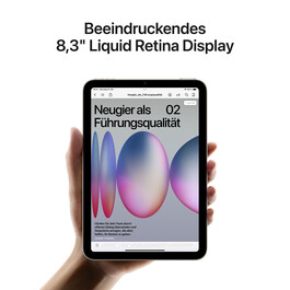 iPad mini Wi-Fi, 512GB, blau, 8,3" (7. Gen.)