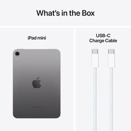 iPad mini Wi-Fi, 512GB, space grau, 8,3" (7. Gen.)