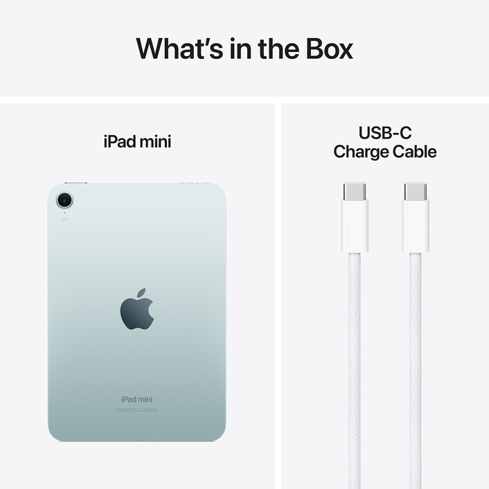 iPad mini Wi-Fi, 512GB, blau, 8,3&quot; (7. Gen.)
