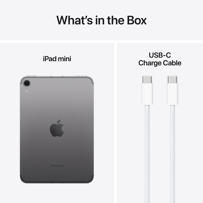 iPad mini Wi-Fi + Cellular, 512GB, space grau, 8,3" (7. Gen.)