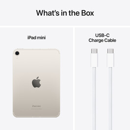 iPad mini Wi-Fi + Cellular, 512GB, polarstern, 8,3" (7. Gen.)