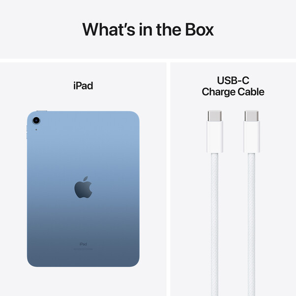 iPad Wi-Fi, 256GB, blau, 10.9&quot; (10.Gen.)&gt;