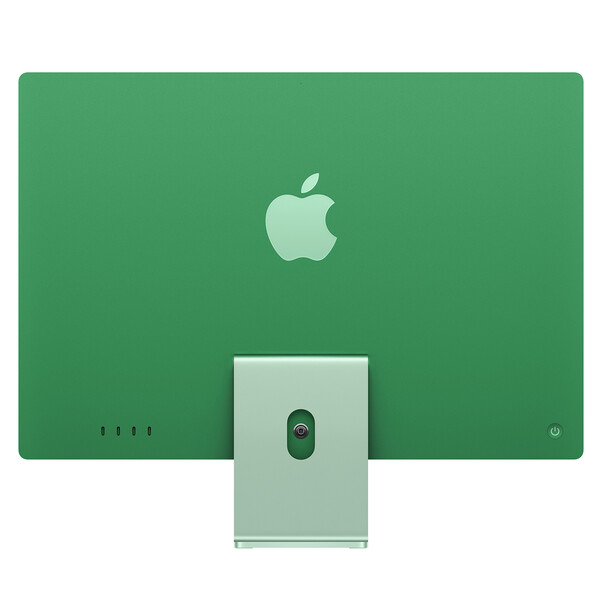 Sie sehen das Produktbild 02 von iMac 24" mit 4.5K Retina Display, M4 Chip 10-Core CPU und 10-Core GPU, 16GB, 512GB SSD, grün iMac 24" mit 4.5K Retina Display, M4 Chip 10-Core CPU und 10-Core GPU, 16GB, 512GB SSD, grün