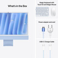Sie sehen das Produktbild 09 von iMac 24" mit 4.5K Retina Display, M4 Chip 10-Core CPU und 10-Core GPU, 16GB, 256GB SSD, blau iMac 24" mit 4.5K Retina Display, M4 Chip 10-Core CPU und 10-Core GPU, 16GB, 256GB SSD, blau